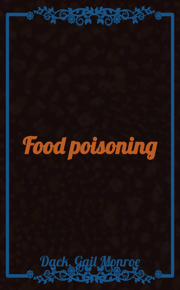 Food poisoning