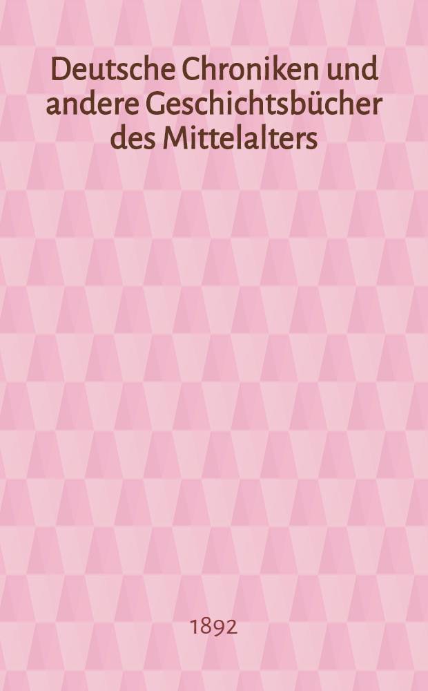 Deutsche Chroniken und andere Geschichtsbücher des Mittelalters