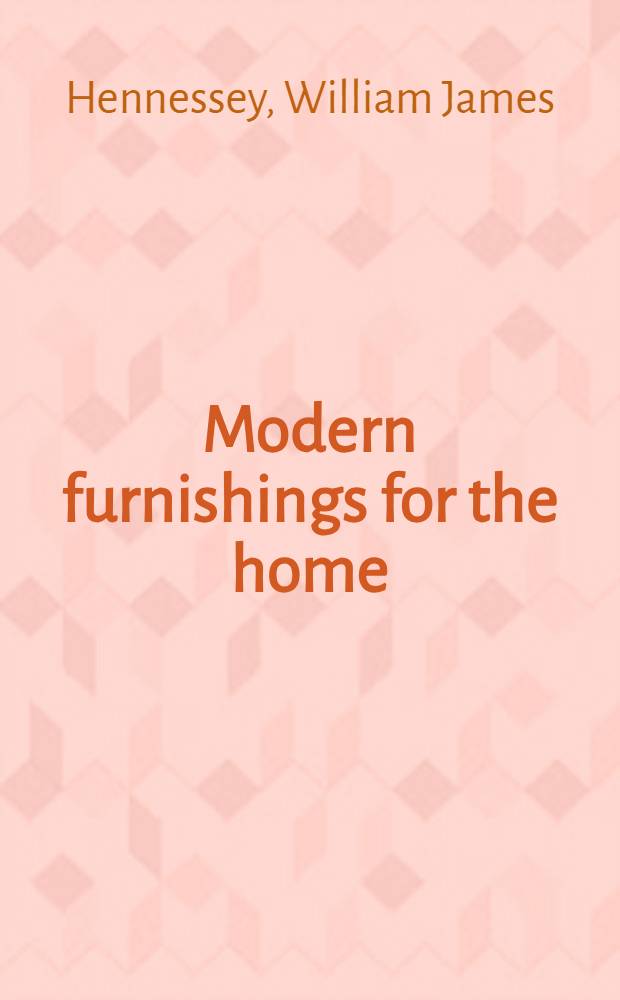 Modern furnishings for the home : Album