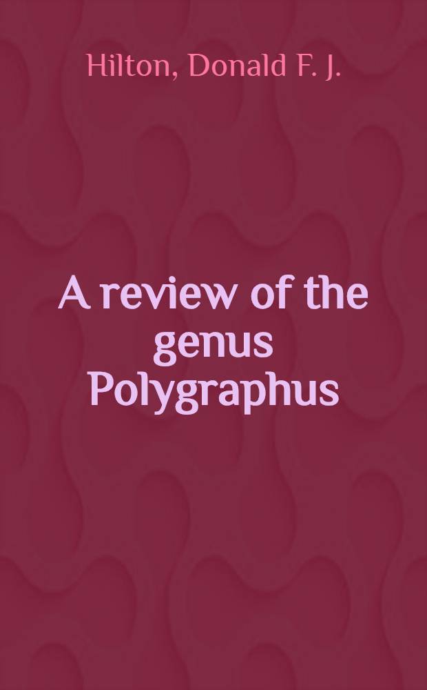 A review of the genus Polygraphus