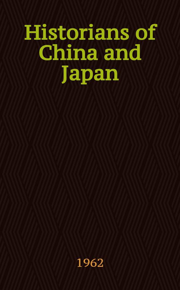 Historians of China and Japan
