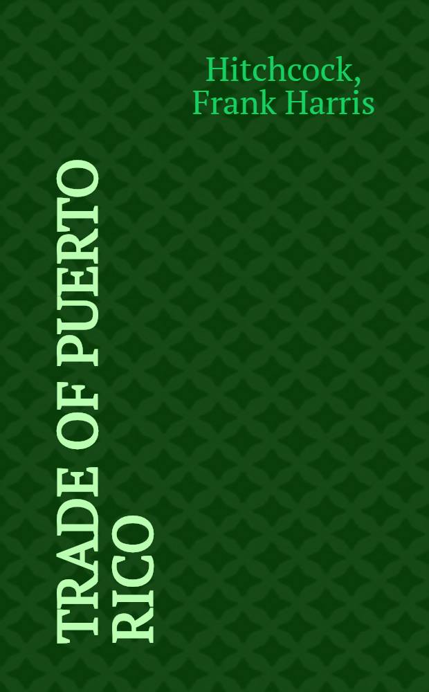 Trade of Puerto Rico