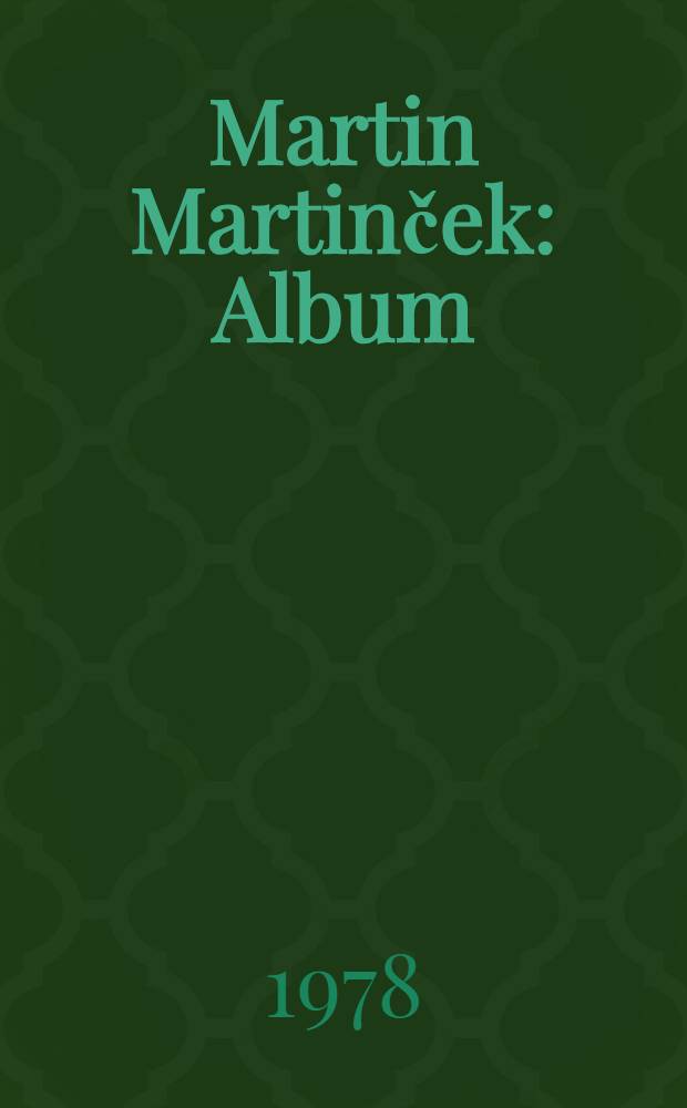 Martin Martinček : Album