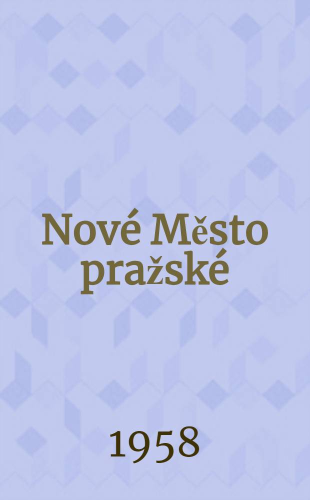 Nové Město pražské