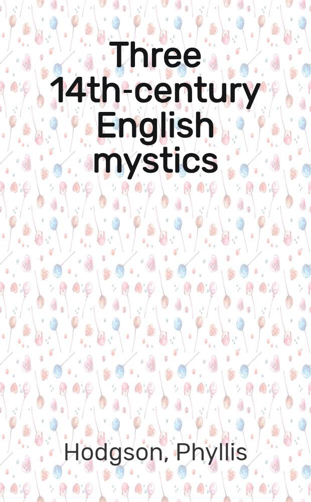 Three 14th-century English mystics