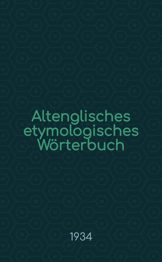 Altenglisches etymologisches Wörterbuch