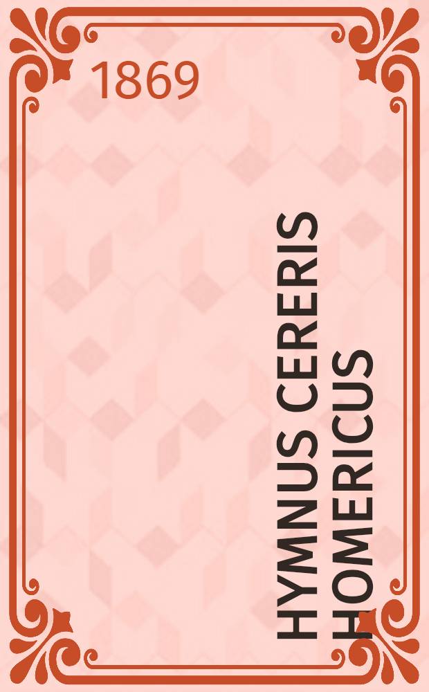 Hymnus Cereris Homericus
