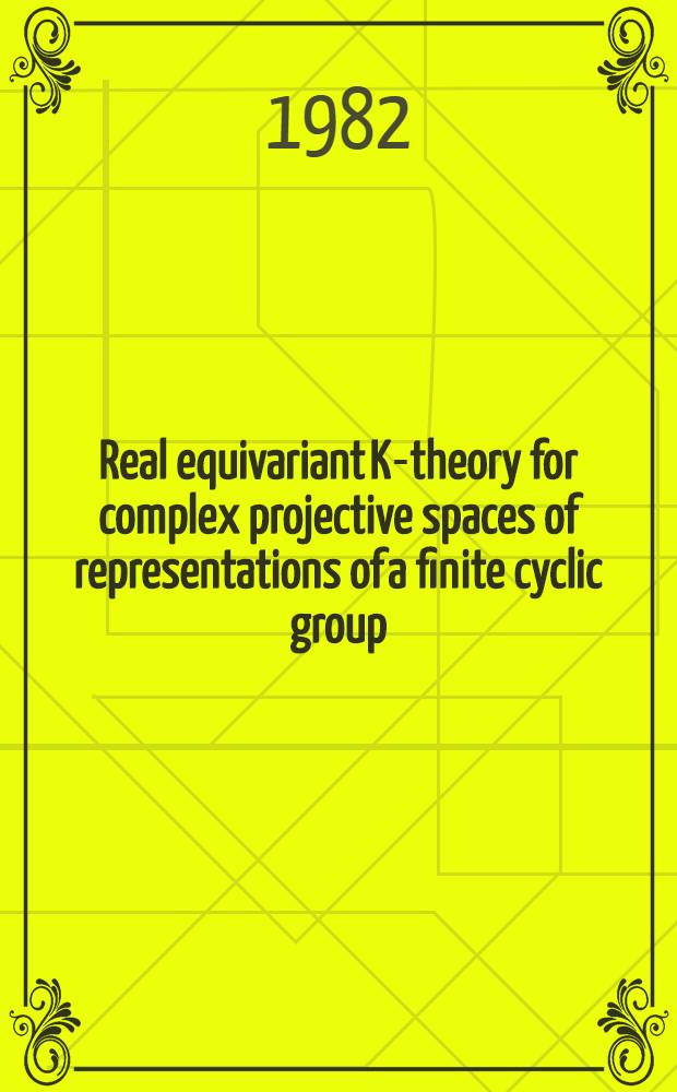 Real equivariant K-theory for complex projective spaces of representations of a finite cyclic group