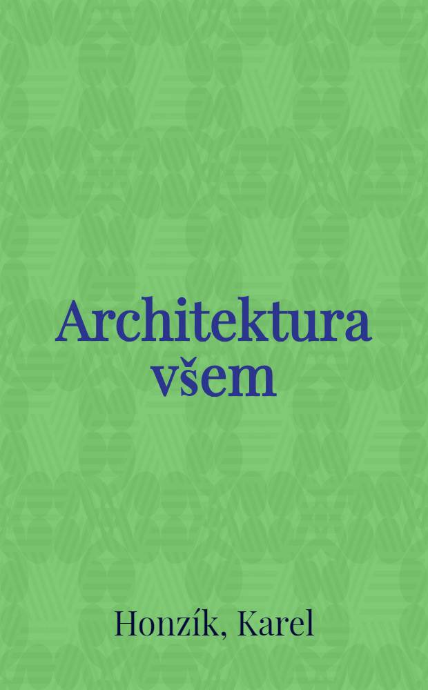 Architektura všem