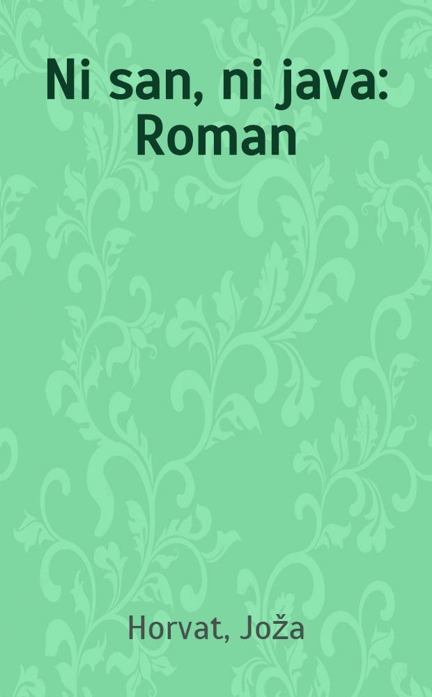 Ni san, ni java : Roman