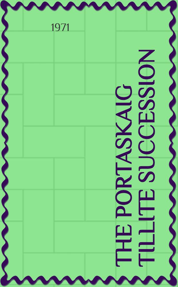 The Portaskaig Tillite succession (Dalradian) of Co. Donegal