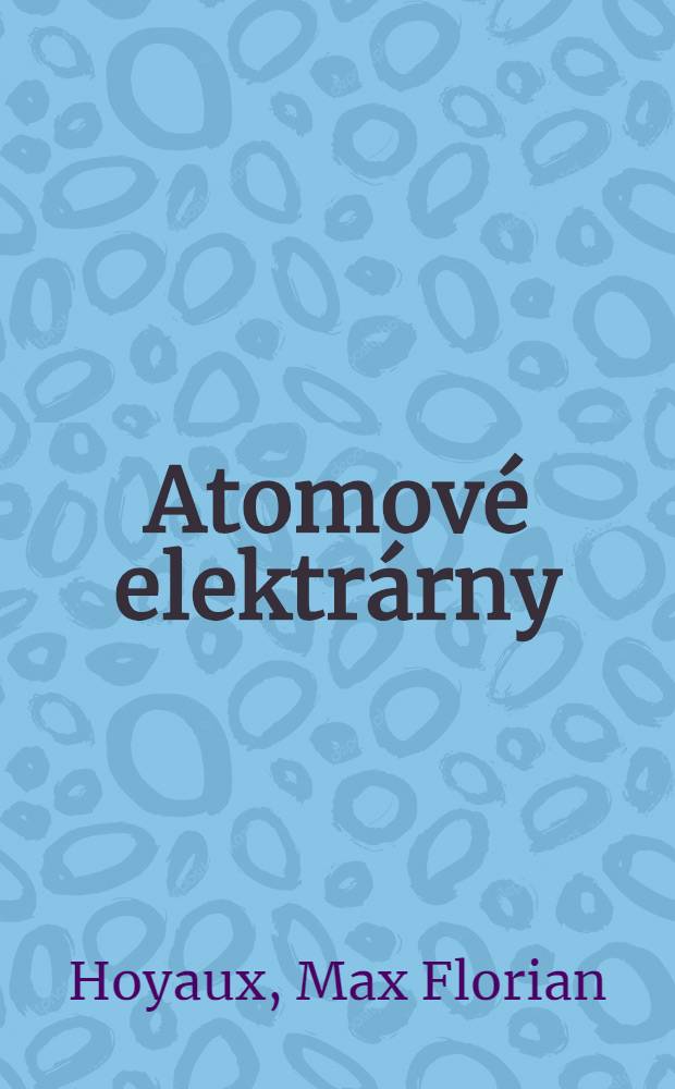 Atomov&eacute; elektr&aacute;rny