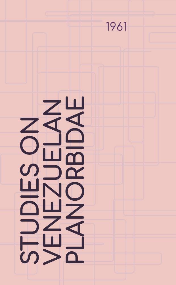 Studies on venezuelan planorbidae