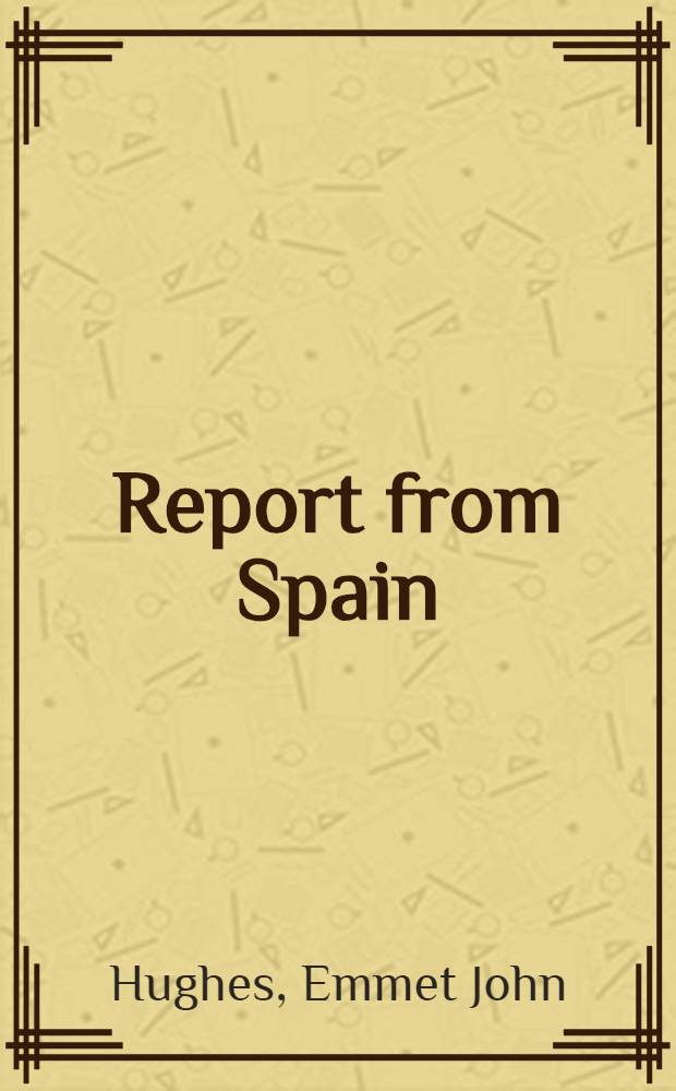 Report from Spain