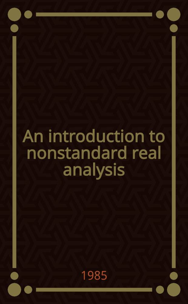 An introduction to nonstandard real analysis