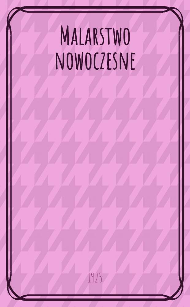 Malarstwo nowoczesne