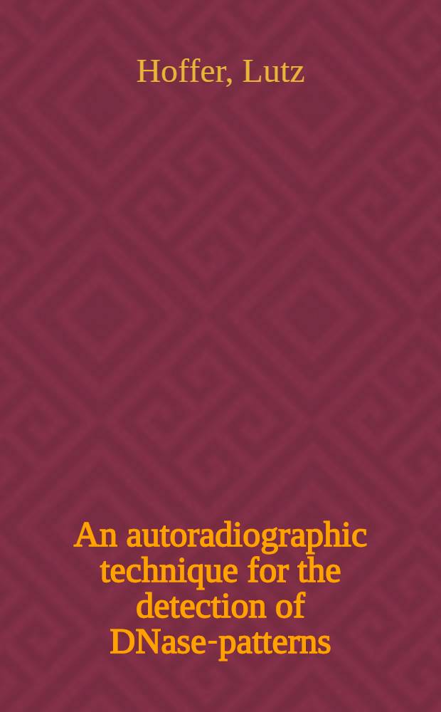 An autoradiographic technique for the detection of DNase-patterns