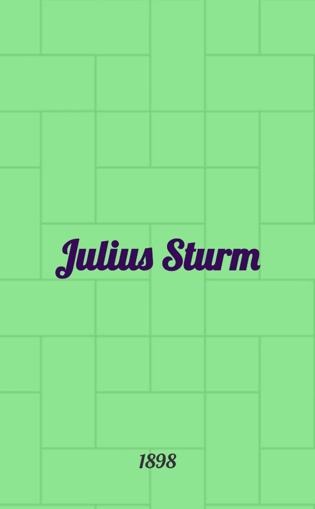 Julius Sturm