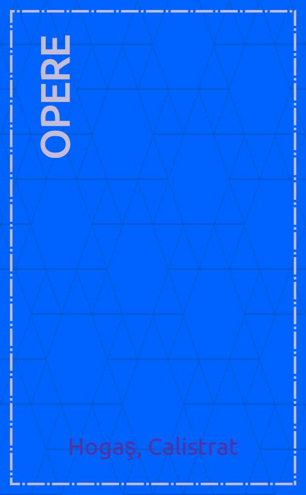 Opere