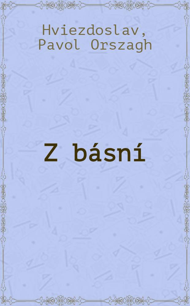 Z básní