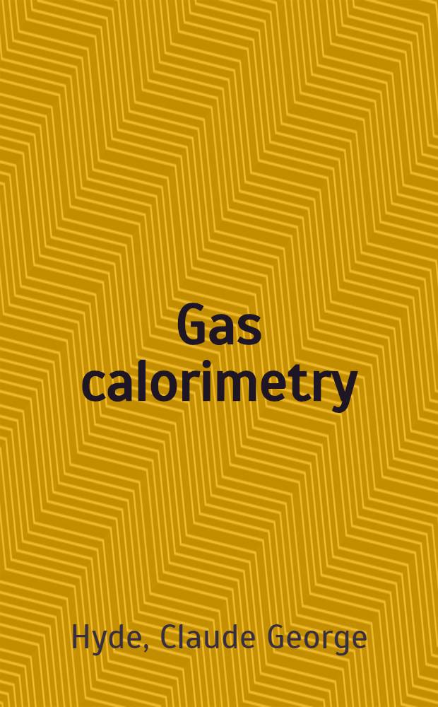 Gas calorimetry