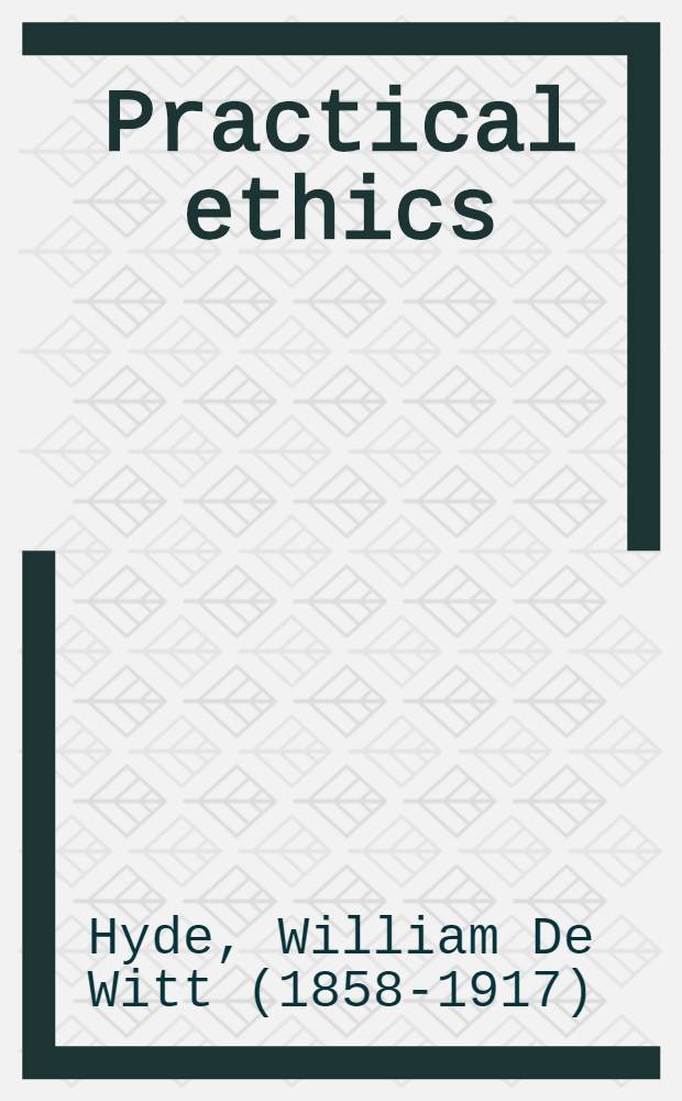 Practical ethics