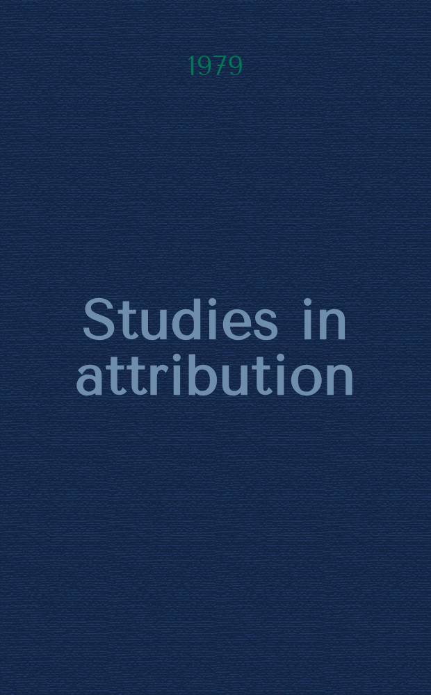 Studies in attribution : Middleton a. Shakespeare