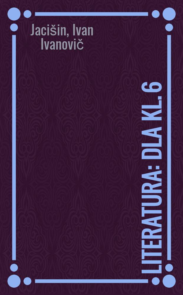 Literatura : Dla kl. 6