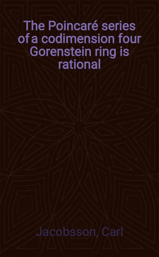 The Poincaré series of a codimension four Gorenstein ring is rational