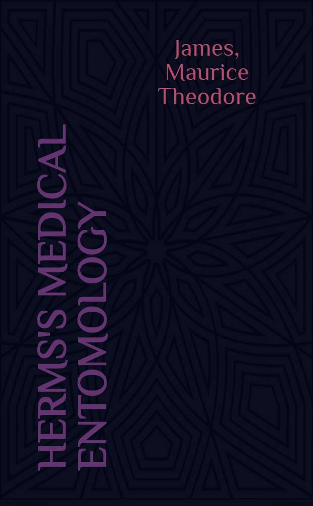 Herms's Medical entomology