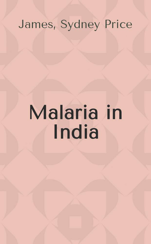 Malaria in India