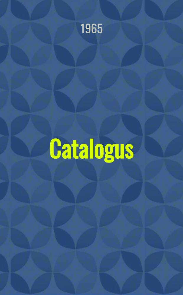 [Catalogus]