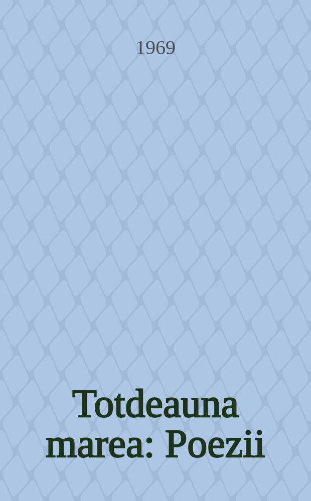 Totdeauna marea : Poezii
