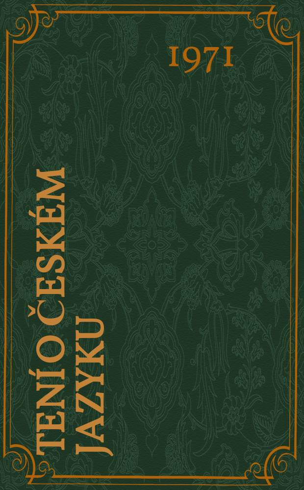 Čtení o českém jazyku