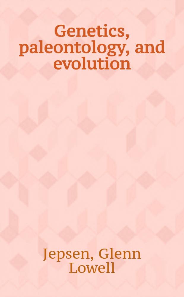 Genetics, paleontology, and evolution