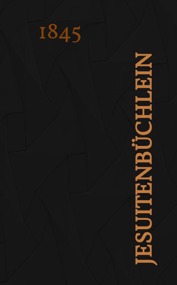 Jesuitenbüchlein
