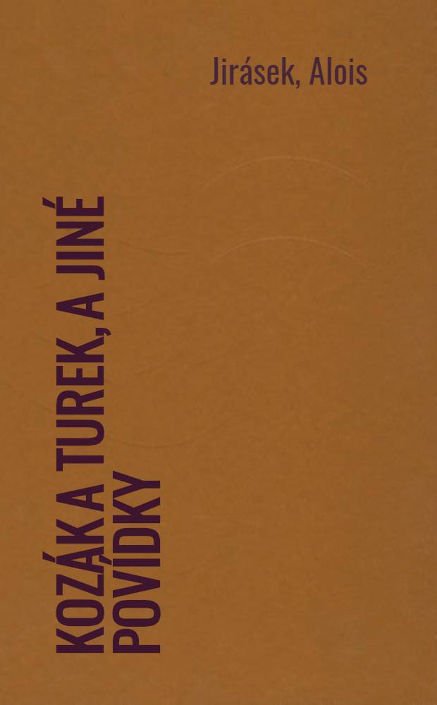 Kozák a turek, a jiné povídky