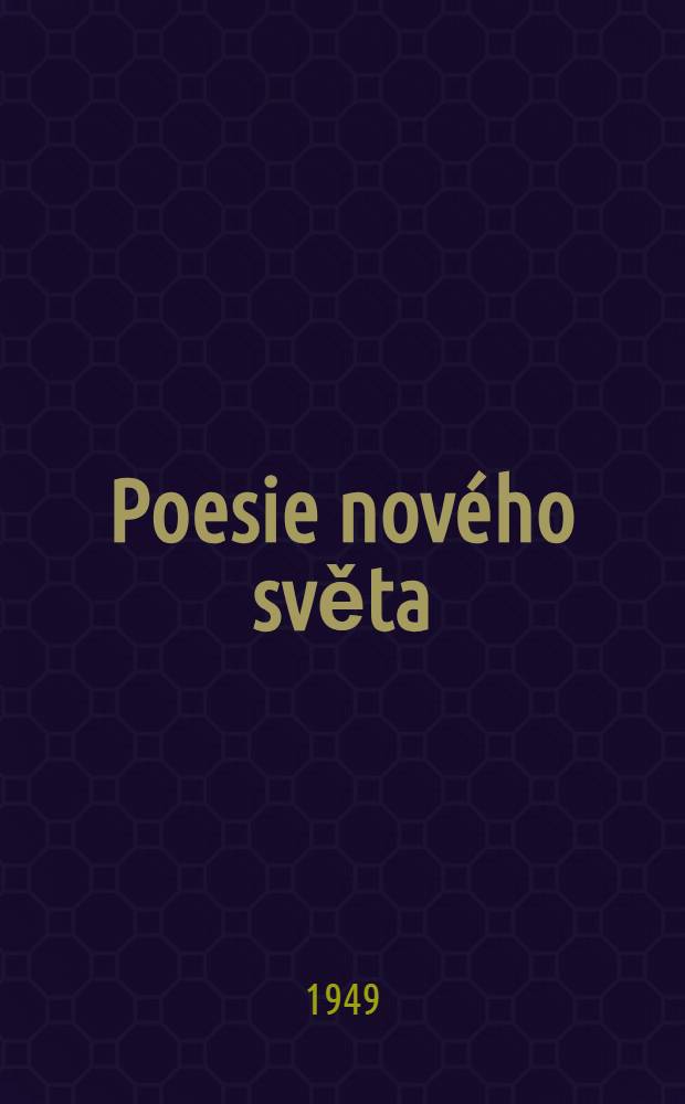 Poesie nového světa