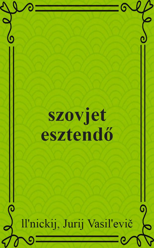 20 szovjet esztendő