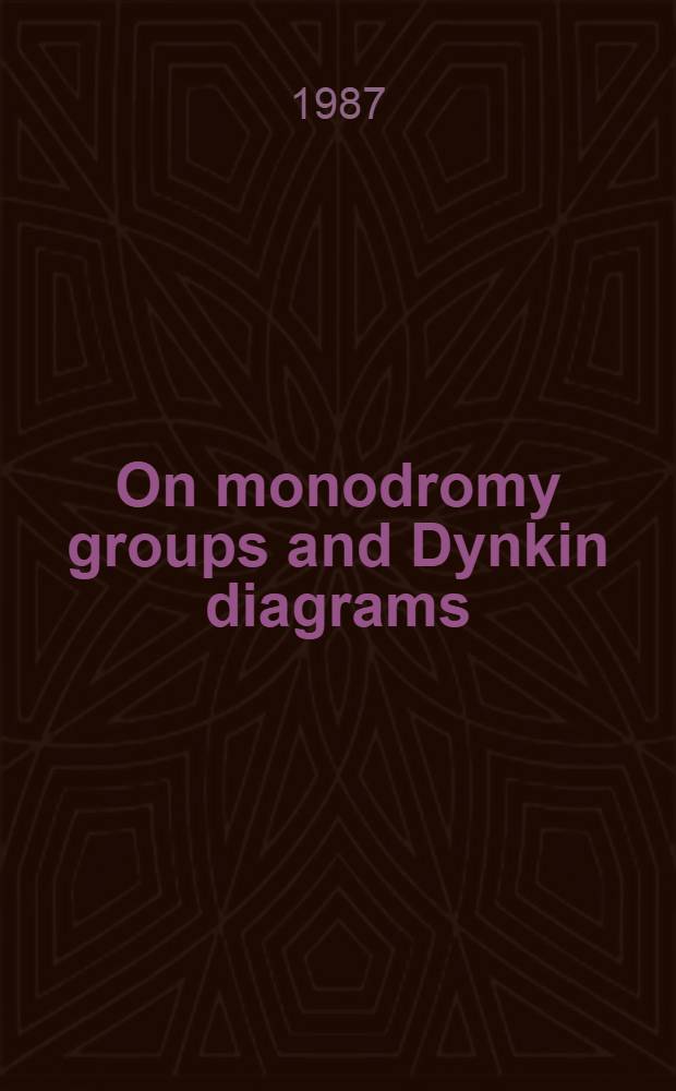 On monodromy groups and Dynkin diagrams