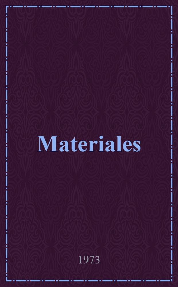 [Materiales]