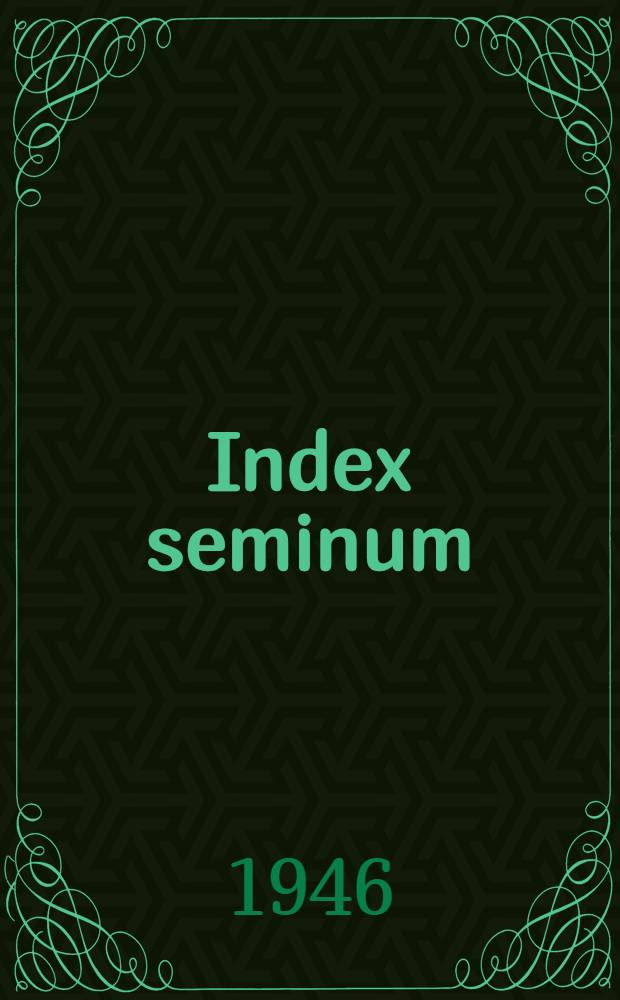 Index seminum