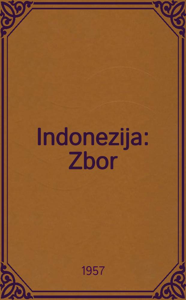Indonezija : Zbor