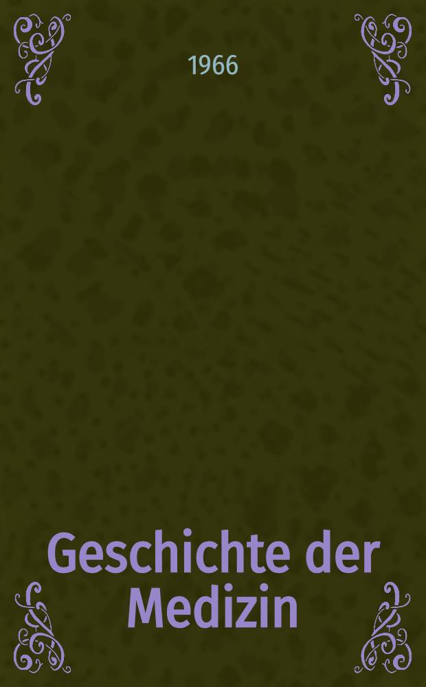 Geschichte der Medizin