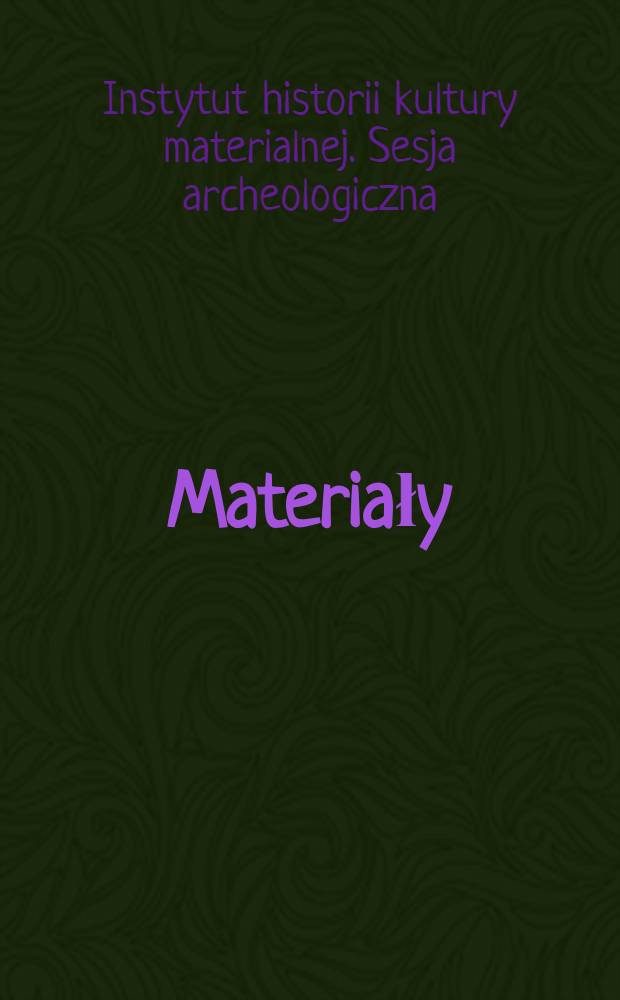[Materiały]