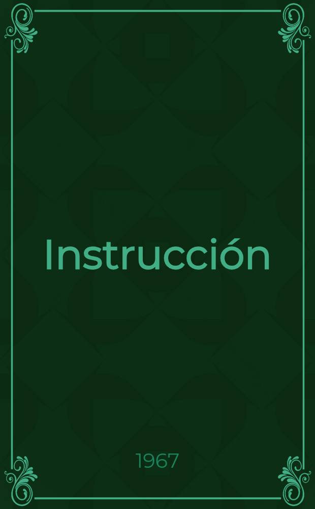 Instrucción