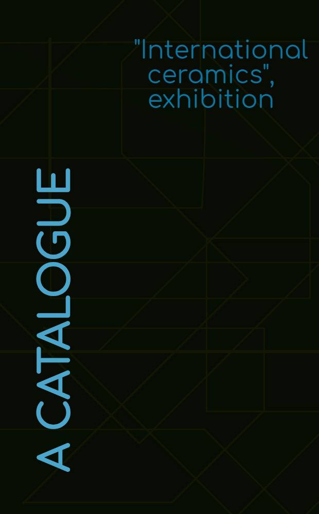 [A catalogue]