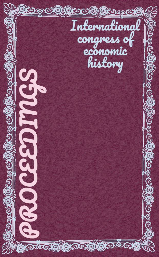 [Proceedings]