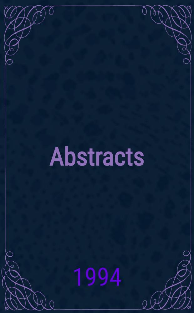 Abstracts