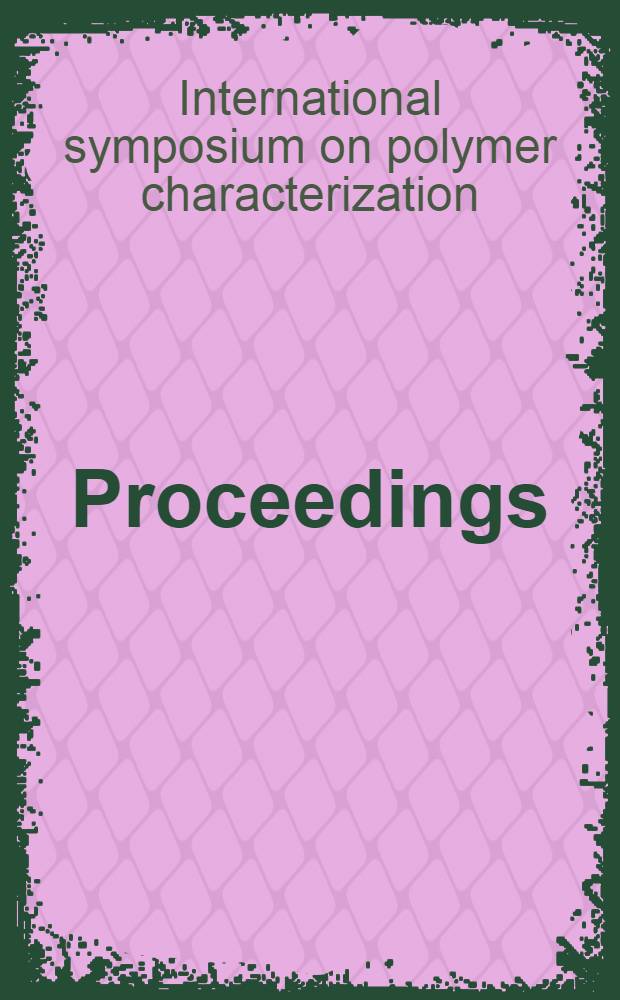 [Proceedings]